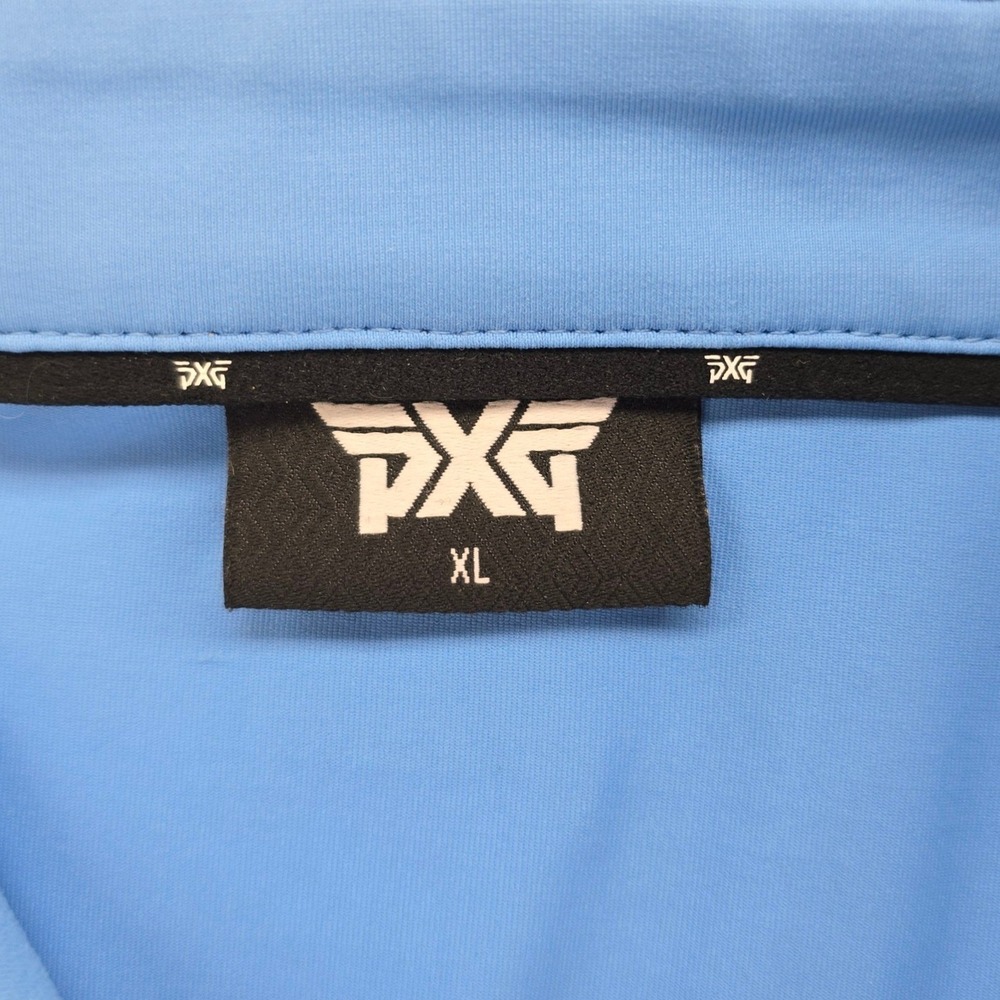 PXG Parsons Xtreme Golf Polo Mens XL Blue Short Sleeve Stretch Performance Shirt - Picture 6 of 8